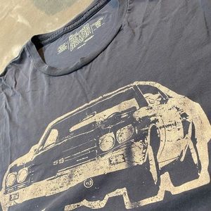 Retro Brand- Chevrolet Chevelle SS old time car design.